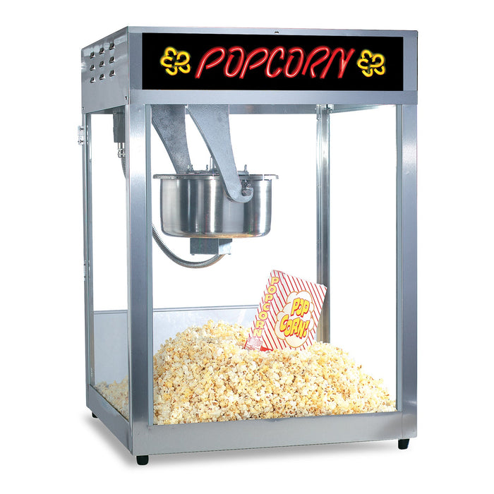 Macho Pop Value 16-oz. Popcorn Machine - Oil Pump Ready - Back Counter