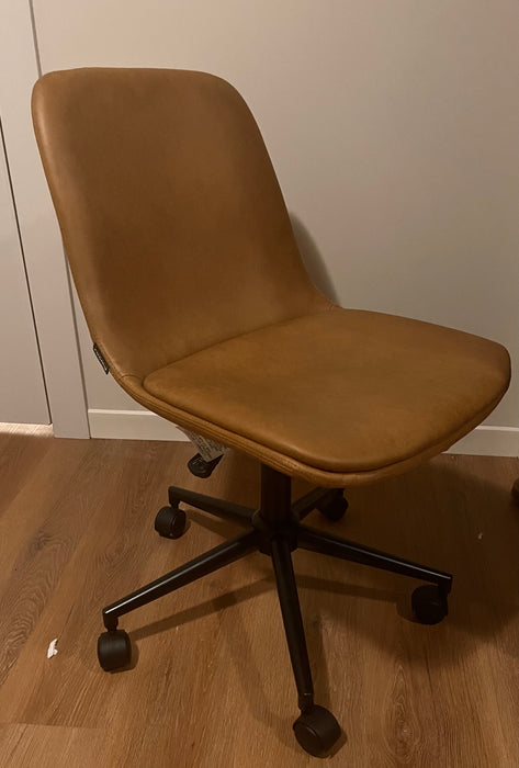 Brown Chair with Wheels